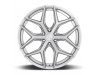 Niche M233 VICE SUV GLOSS SILVER BRUSHED Wheel (24