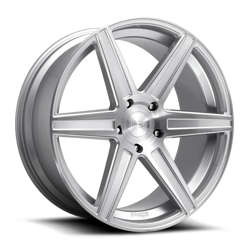 Niche M235 CARINA GLOSS SILVER BRUSHED Wheel (24