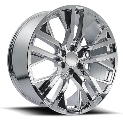 Factory Reproductions FR 96 GMC CarbonPro Chrome Wheel (24" x 10", +31 Offset, 6x5.5 Bolt Pattern, 78.1mm Hub) vzn119467