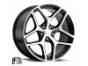 Z28 Camaro Replica Flow Form Black Machine Face Wheel (20" x 10", +23 Offset, 5x120 Bolt Pattern) vzn118259