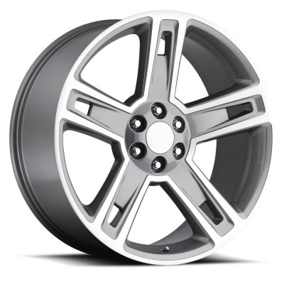 Chevrolet Silverado Gray Machine Face Wheel (22