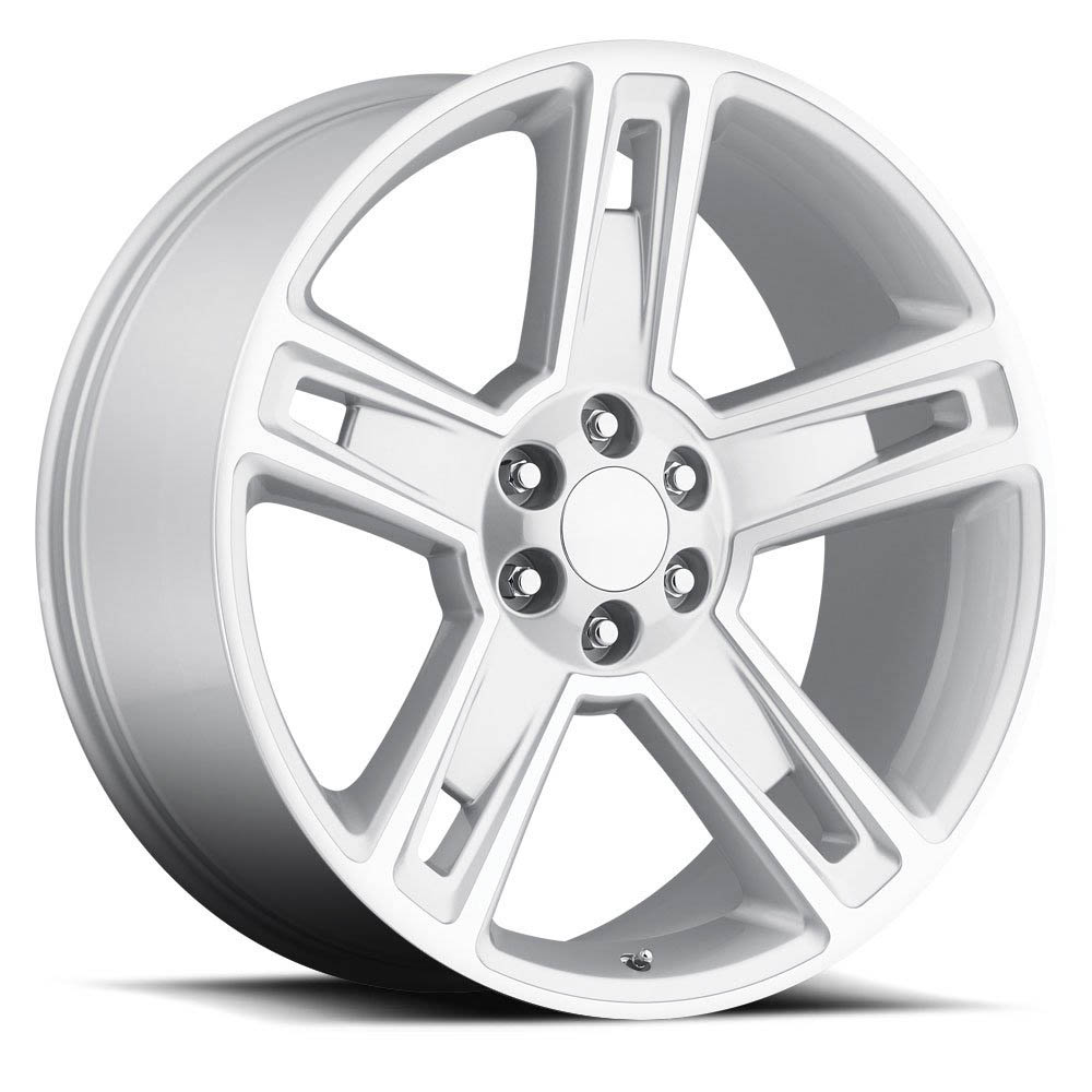 Chevrolet Silverado Silver Machine Face Wheel (22