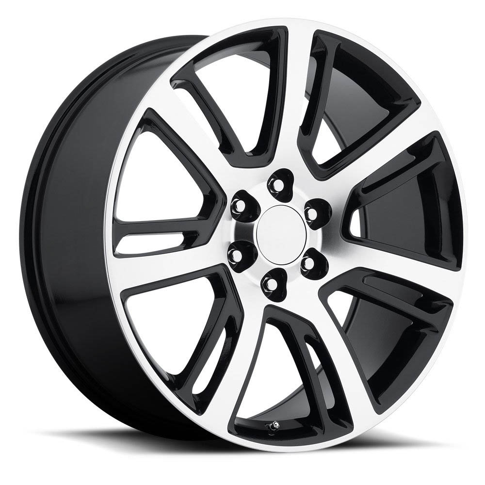 Cadillac Escalade Gloss Black Machine Face Wheel (24