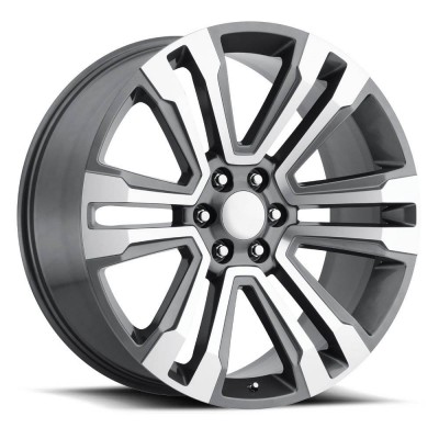 Escalade Grey Machine Face Wheel (22