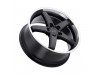 Petrol P1B GLOSS BLACK W/ MACHINED CUT LIP Wheel (20