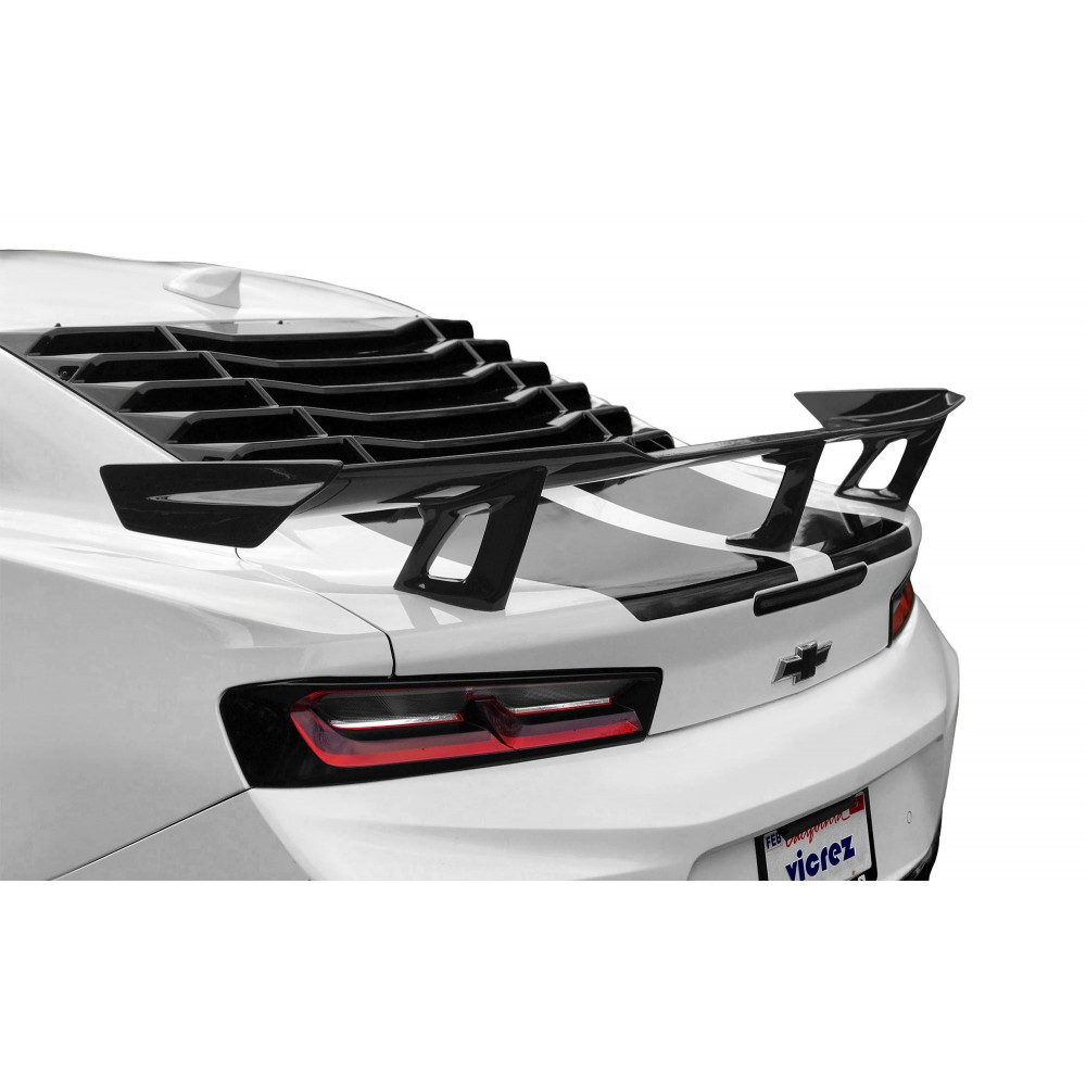 Vicrez ZL1 1LE Black Rear Trunk Wing Spoiler vzn100314 | Chevrolet Camaro  2016-2023