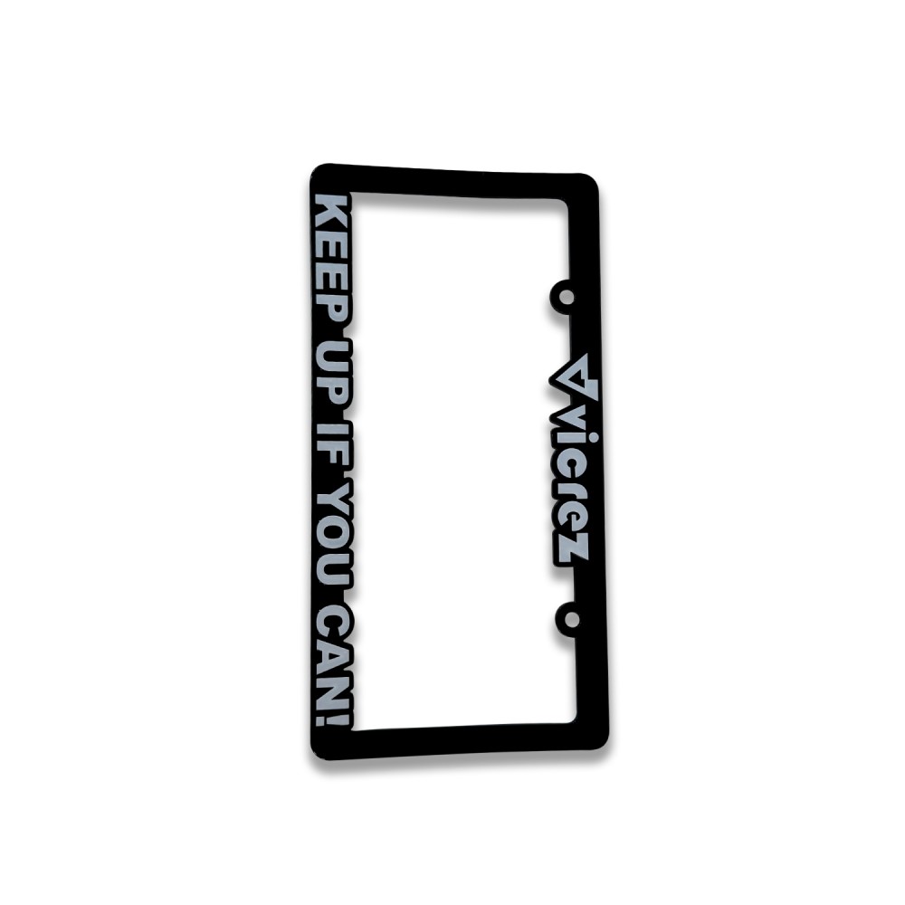 Keep Up If You Can! License Plate Frame Holder VZG100020