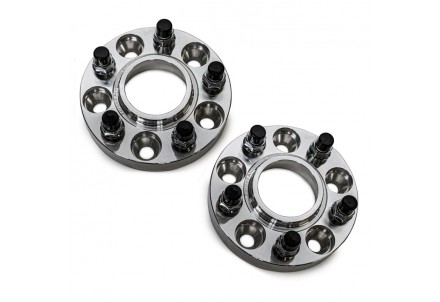 Vicrez 25mm Spacer Pair | 5x115 Hubcentric Forged Wheel Spacers | Chrysler 300 2004-2023