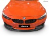 Vicrez ZR Carbon Fiber Front Lip Splitter vz101041 | BMW M4 F82 F83/ M3 F80 2014-2019