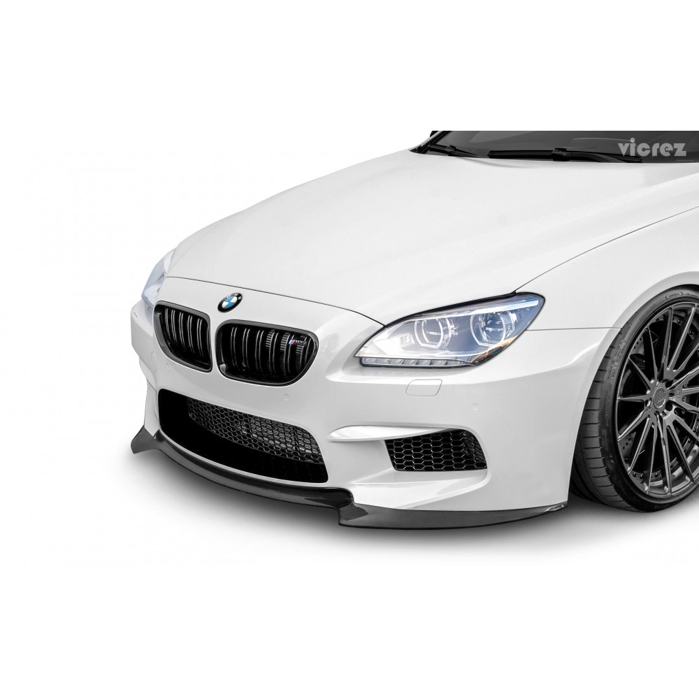 Vicrez V3R Style Carbon Fiber Front Lip vz101060 | BMW M6 F06 F12 F13 2012-2019 