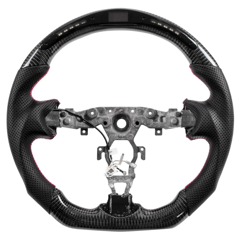 Vicrez Custom Carbon Fiber Steering Wheel + LED Dash vz104843 | Nissan Sentra