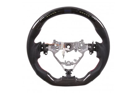 Vicrez Carbon Fiber Steering Wheel+ LED vz102409| Toyota Camry 2013-2017