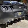 Vicrez Centa VR2 Rear Diffuser vz102499 | Chevrolet Corvette C6 2005-2013