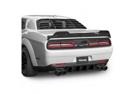 Vicrez CP Style Rear Diffuser vz102491 | Dodge Challenger 2015-2023