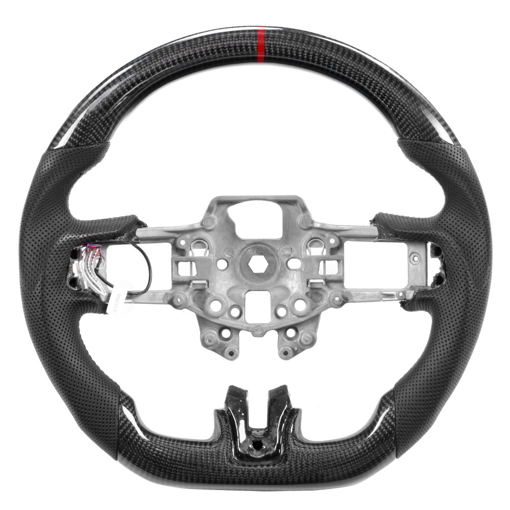 Vicrez DTR Carbon Fiber Steering Wheel vz105243 | Ford Mustang 2018-2023