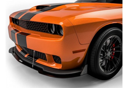 Vicrez Demon Style Front Bumper Lip + Splitter vz101824 | Dodge Challenger 2015-2023