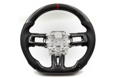 Vicrez DTR Carbon Fiber Steering Wheel vz105243 | Ford Mustang 2018-2023
