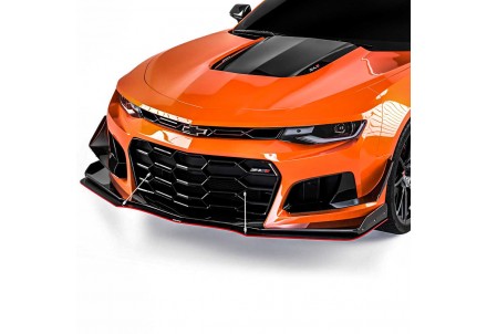 Vicrez Front Bumper Splitter ZL1 Style vz102238 | Chevrolet Camaro ZL1 2016-2023