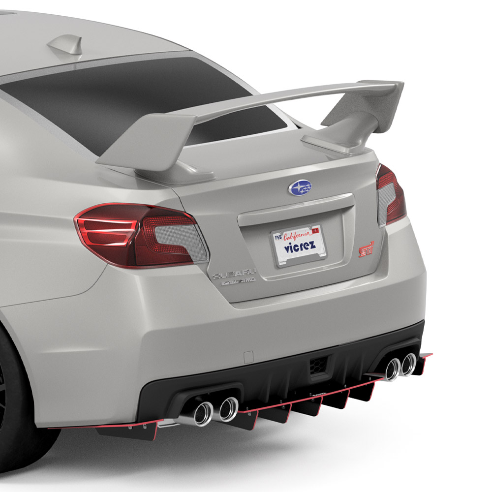 Vicrez Jesky VR5 Rear Diffuser vz103476 | Subaru WRX/ STI 2015-2021