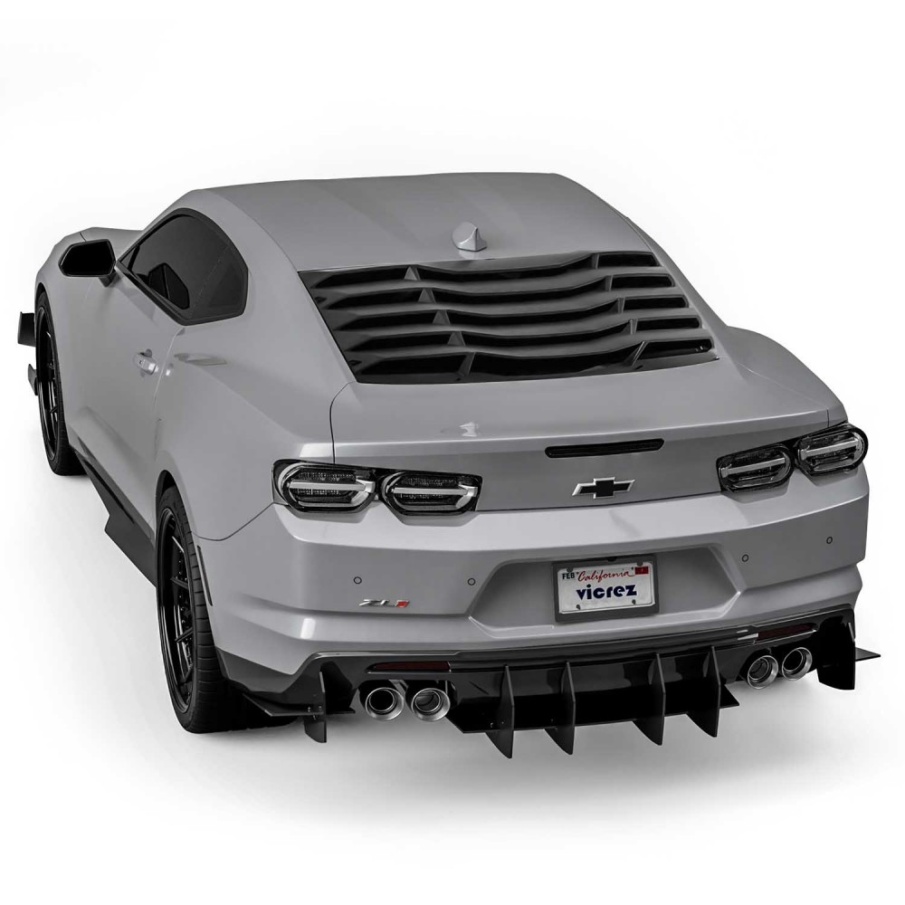 Camaro rear deals window louvers