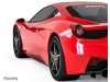 Vicrez Mud Flaps Front and Rear vz101657 | Ferrari 458 2009-2015