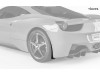 Vicrez Mud Flaps Rear vz101659 | Ferrari 458 2009-2015