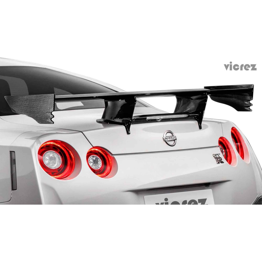 Vicrez Carbon Fiber Rear Spoiler Nismo Style vz100388 | Nissan GTR R35 2009-2019