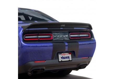 Vicrez Rear Spoiler Redeye Hellcat Style W/ Camera Hole vz102182 | Dodge Challenger 2008-2023