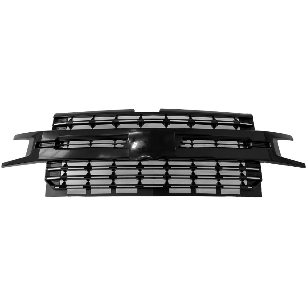 Vicrez Replacement Front Grille, Black vz104486 for Chevrolet Silverado 2019-2021