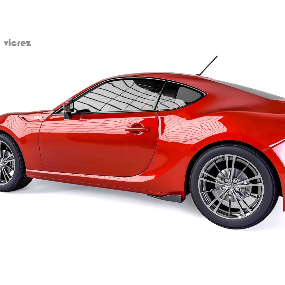 Vicrez Scion FR-S Subaru BRZ 2013-2018 V3R Style Rocker Panel Side Winglets vz100946