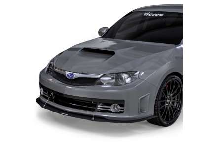 Vicrez VZ1 Style Front Bumper Splitter vz100663 | Subaru WRX/STi 2008-2014