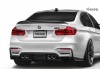 Vicrez V3R Carbon Fiber Rear Wing Spoiler vz101144 for BMW M3 F80/ 3 Series F30