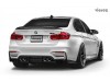 Vicrez V3R Carbon Fiber Rear Wing Spoiler vz101144 for BMW M3 F80/ 3 Series F30