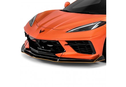 Vicrez V5R Front Splitter vz102321 | Chevrolet Corvette C8 2020-2024