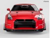 Vicrez VZ3 Front Bumper Lip Splitter vz101494 | Nissan GTR R35 2007-2016