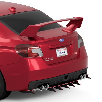 Vicrez Zonari VR5 Rear Diffuser vz103477 | Subaru WRX/ STI 2015-2021