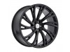 RedBourne NOBLE DOUBLE BLACK - MATTE BLACK W/ GLOSS BLACK FACE Wheel (22