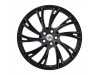 RedBourne NOBLE DOUBLE BLACK - MATTE BLACK W/ GLOSS BLACK FACE Wheel (22