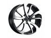 RedBourne VINCENT GLOSS BLACK W/ MIRROR CUT FACE - DIRECTIONAL Wheel (24