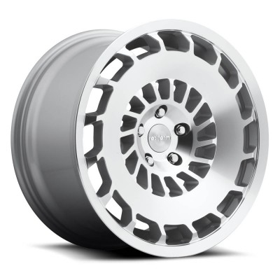 Rotiform 1PC R135 CCV GLOSS SILVER MACHINED Wheel (18