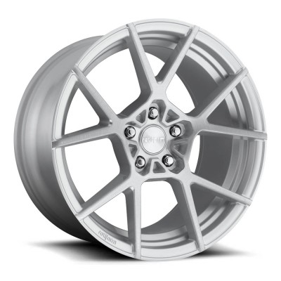 Rotiform 1PC R138 KPS GLOSS SILVER BRUSHED Wheel (18