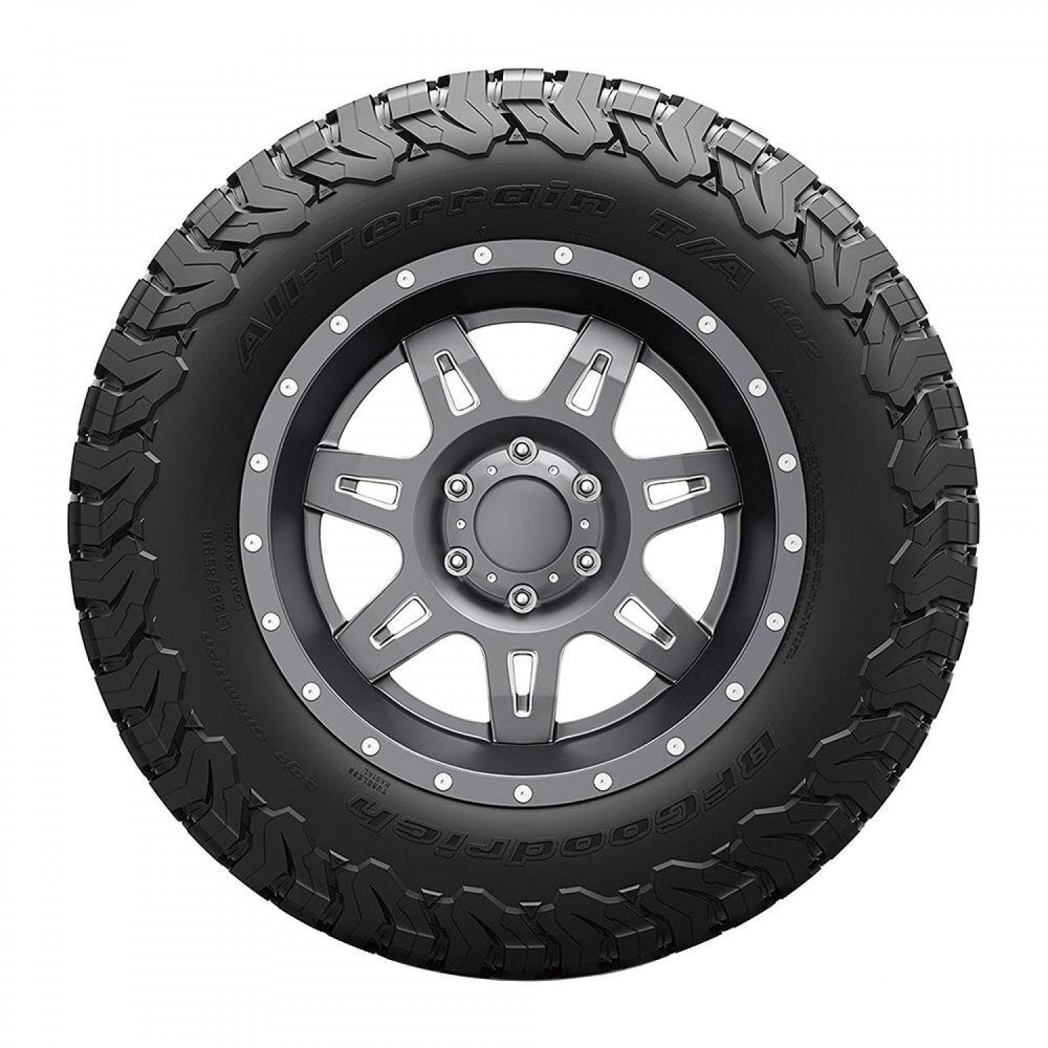 BF GOODRICH ALL TERRAIN T A KO2 Raised Black Letters Tire LT315 70R17 