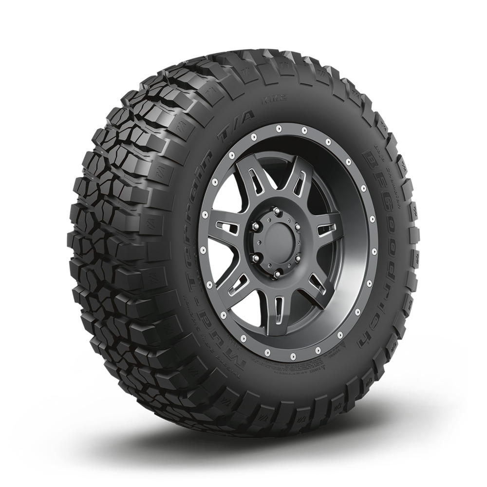 BF GOODRICH MUD-TERRAIN T/A KM2 Black Sidewall Tire (LT255/75R17 111/108Q) vzn119820