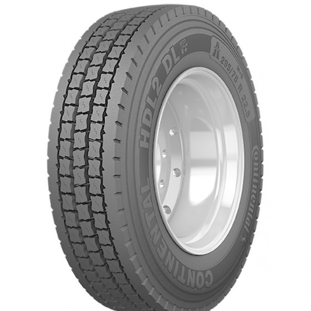 Continental HDL2 DL Eco Plus Black Sidewall Tire (11R24.5 7160N/A) vzn120714