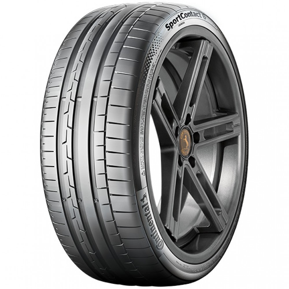 Continental SportContact 6 Black Sidewall Tire (285/35R22 106Y XL OEM: Tesla) vzn120946