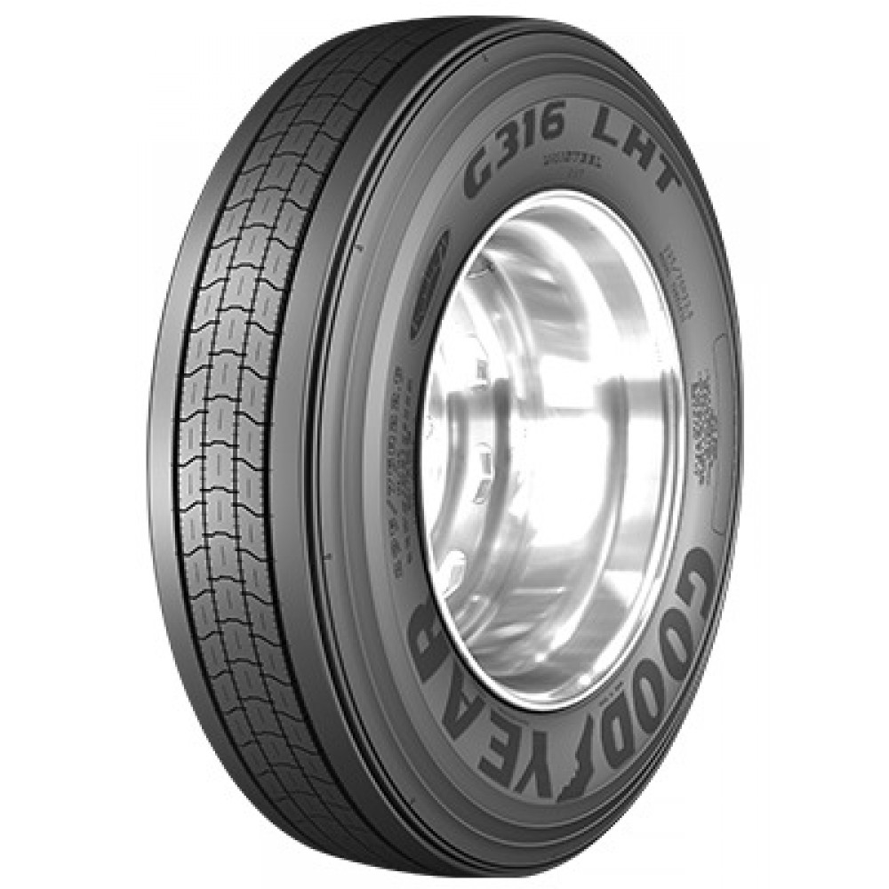 Goodyear G316 LHT FuelMax Black Sidewall Tire (255/70R22.5 140M) vzn121272