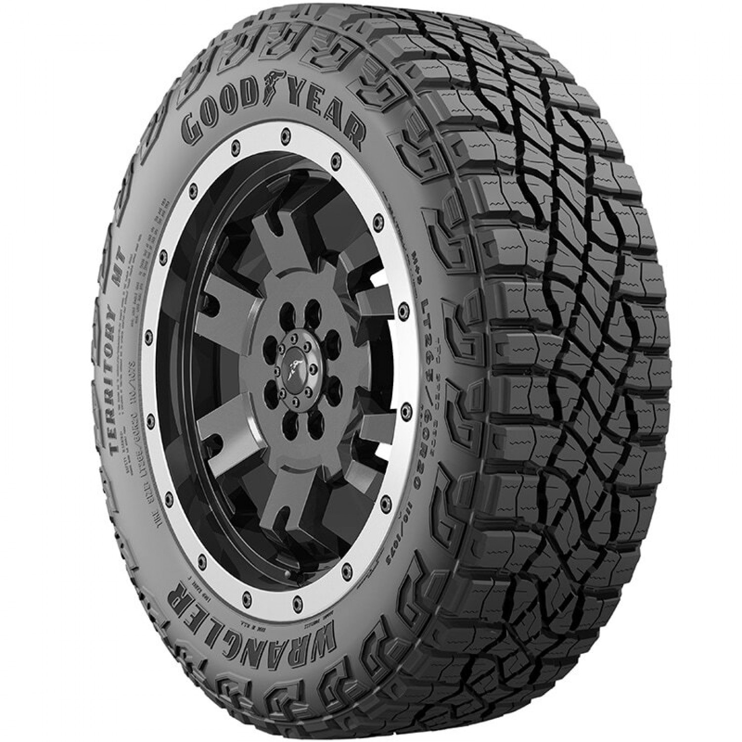 Goodyear Wrangler Territory MT Black Sidewall Tire LT315 70R17 C 6S 