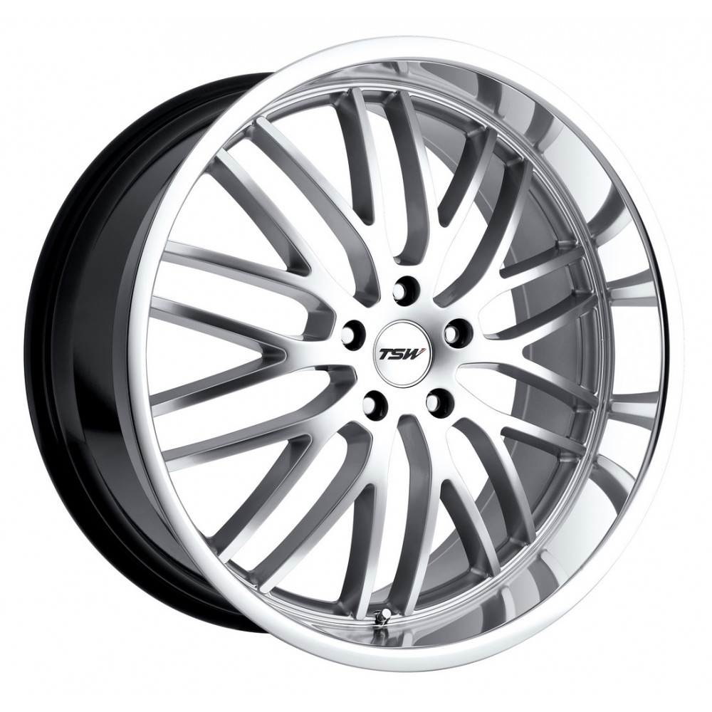 TSW Snetterton Hyper Silver With Mirror Cut Lip Wheel (19