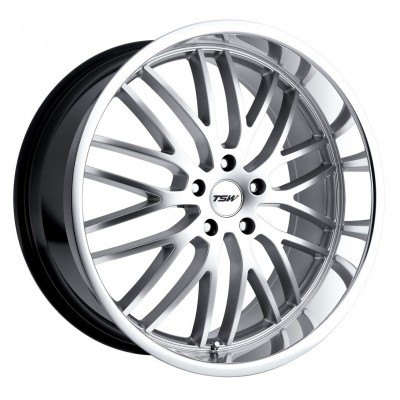 TSW Snetterton Hyper Silver With Mirror Cut Lip Wheel (17