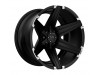 Tuff T12 SATIN BLACK W/ BRUSHED INSERTS Wheel (20